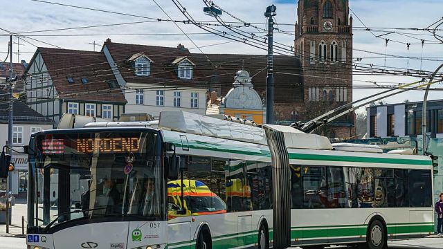 В Керчи временно изменили схему движения троллейбусов
