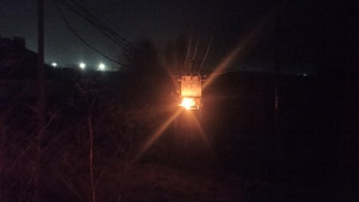 В Симферопольском районе загорелась трансформаторная подстанция