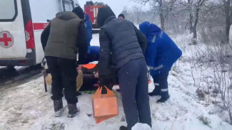 В Красногвардейском районе перевернулся рейсовый микроавтобус