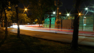 Более девяти км улиц в Белогорском районе осветили новыми фонарями