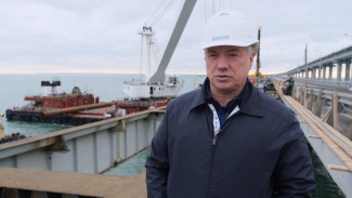Хуснуллин осмотрел ход ремонта Крымского моста