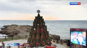 Морская ёлка в Судаке стала финалистом конкурса «Ёлки России»