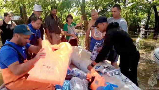 Более 20 тонн бутилированной воды доставлено сотрудниками МЧС в Херсонскую область