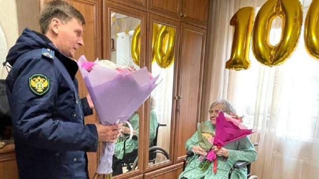 В Крыму 100-летие отметила ветеран Великой Отечественной Антонина Меледина