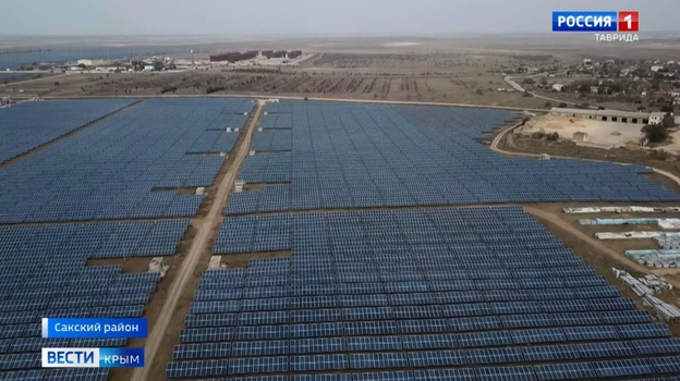Крупнейшие солнечные станции в Европе расположены в Крыму