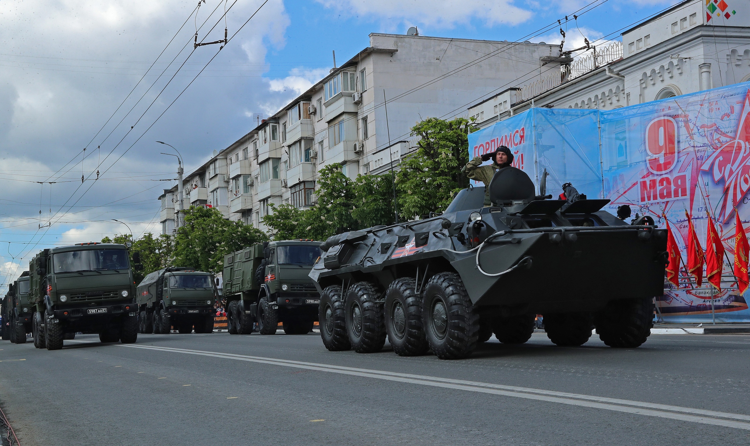 Парад военной техники Симферополь