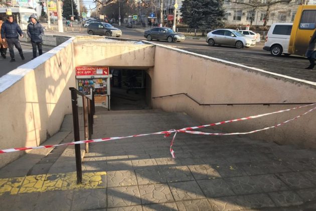 Вандалы устроили серию поджогов в подземных переходах Симферополя
